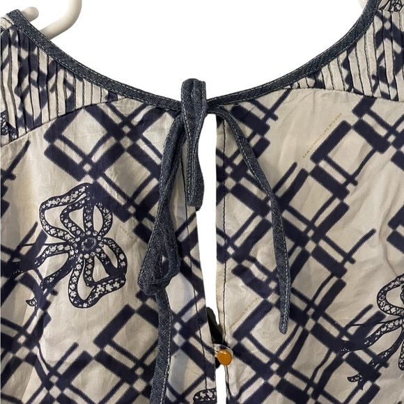 G Star RAW Correctline 100% Silk Button Back Top Medium - Picture 5 of 8